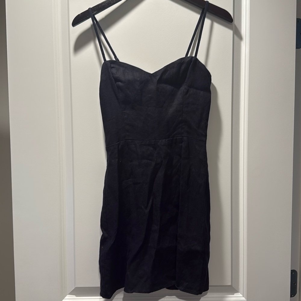 Reformation linen mini dress
